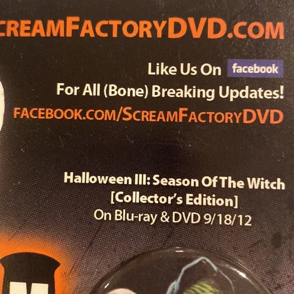 NWT Scream Factory Collectors Pins 2012 - Picture 4 of 5